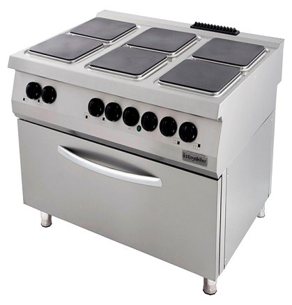 6-Hotplate Electric Oven