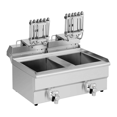 Double Tank Electric Countertop Fryer