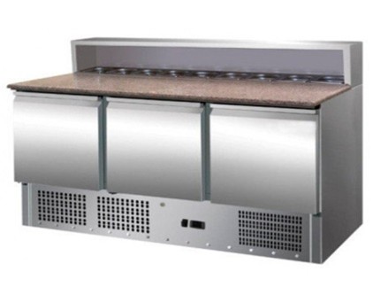Picture6 3 Door Pizza Prep Refrigerator