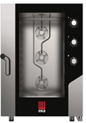 Electric convection oven with steam