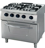 4-Burner Gas Oven with Oven