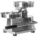stainless steel burger press