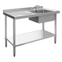 stainless steel sink 1 bowl