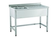 Stainless steel washing table