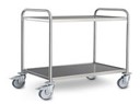 stainless steel service trolley