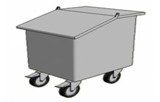 Stainless Steel Flour Trolley